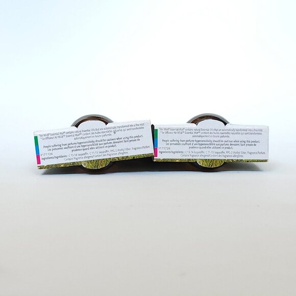 AIR WICK Essential Mist Aroma Happiness Fragrance Oils Lot of 2 BNIP Refill - Picture 4 of 5